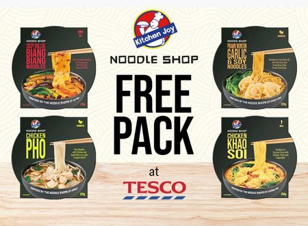 Free Pack of Noodle Shop (3000 available) [Tesco]
