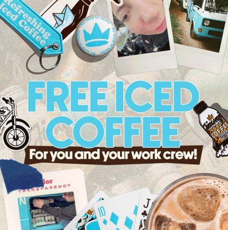 Chance to get free Jimmy's Iced Coffee for your workplace (100k available)