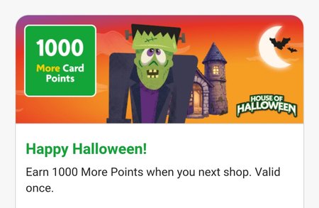 1000 free More Card points with 1p spend at Morrisons