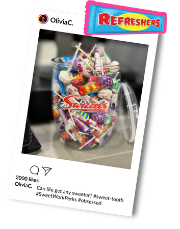 Chance to get free giant Swizzels refill box for your workplace