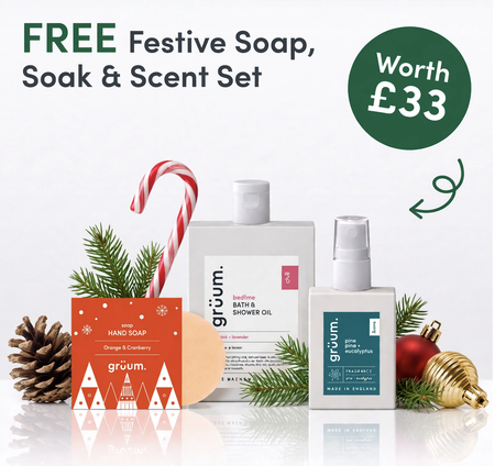 Free Festive Soap, Soak and Scent Set worth £33 (£4.95 p&p) [grüum]